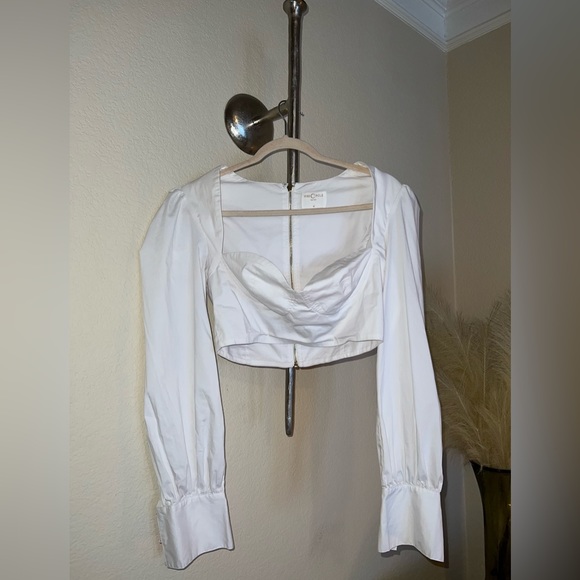 Miss circle white corset blouse - Picture 2 of 4